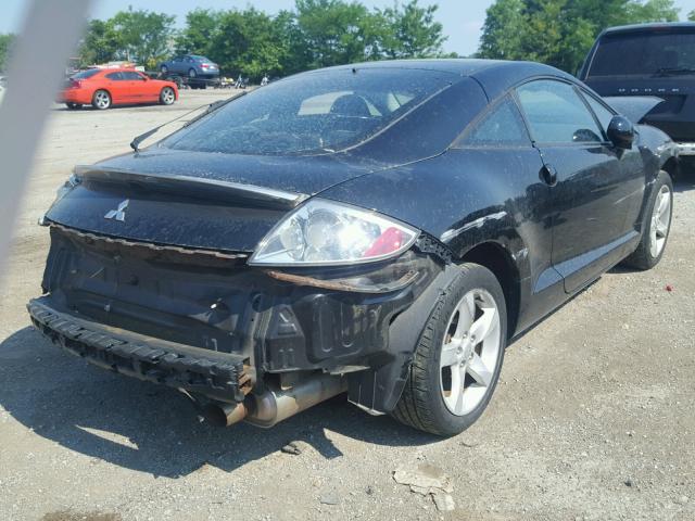 4A3AK24F76E042862 - 2006 MITSUBISHI ECLIPSE GS BLACK photo 4