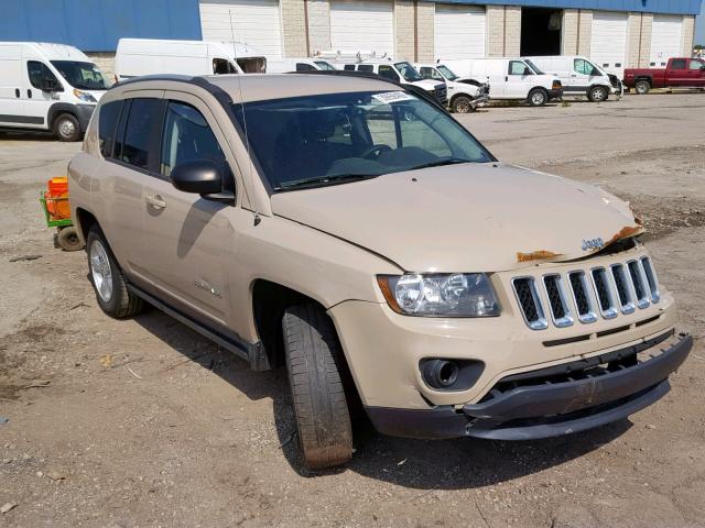 1C4NJCBB0HD117911 - 2017 JEEP COMPASS SP ბეჟი ფოტო 1