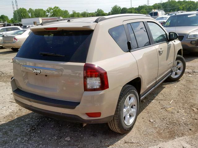 1C4NJCBB0HD117911 - 2017 JEEP COMPASS SP ბეჟი ფოტო 4