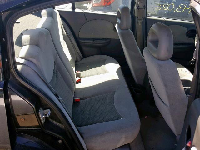 1G8AL52F64Z107365 - 2004 SATURN ION LEVEL BLACK photo 6