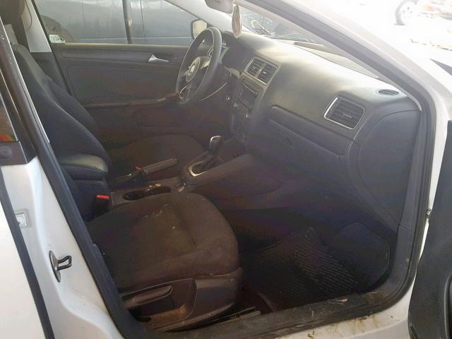 3VW2K7AJ5EM322573 - 2014 VOLKSWAGEN JETTA BASE 白色 照片 5