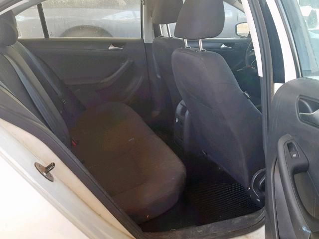 3VW2K7AJ5EM322573 - 2014 VOLKSWAGEN JETTA BASE 白色 照片 6
