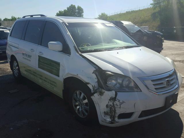 5FNRL38609B411499 - 2009 HONDA ODYSSEY EX WHITE photo 1