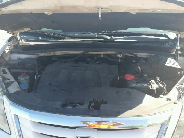 5FNRL38609B411499 - 2009 HONDA ODYSSEY EX WHITE photo 7