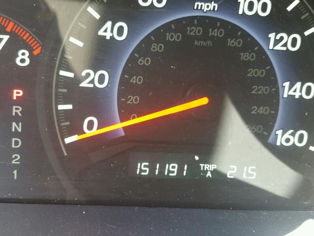 5FNRL38609B411499 - 2009 HONDA ODYSSEY EX WHITE photo 8