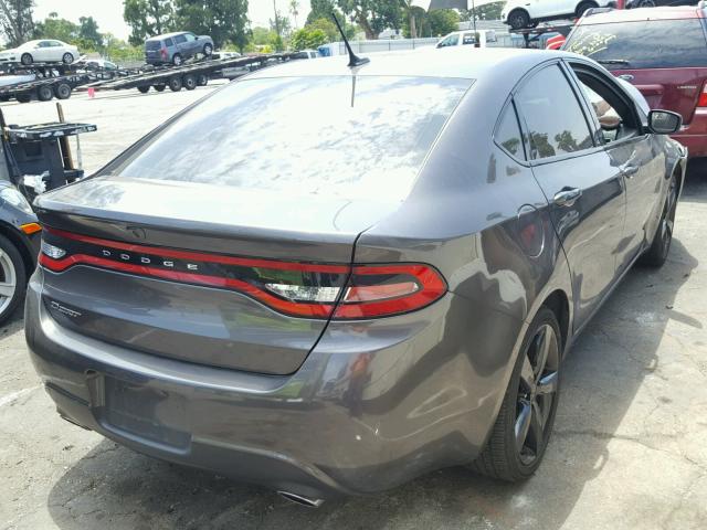 1C3CDFBB5GD701689 - 2016 DODGE DART SXT CHARCOAL photo 4