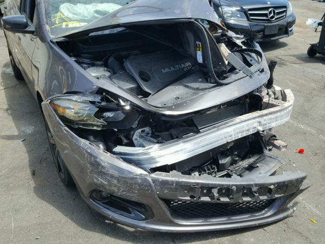 1C3CDFBB5GD701689 - 2016 DODGE DART SXT CHARCOAL photo 9