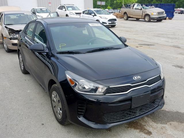 3KPA24AB5JE050715 - 2018 KIA RIO LX BLACK photo 1