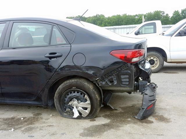 3KPA24AB5JE050715 - 2018 KIA RIO LX BLACK photo 9