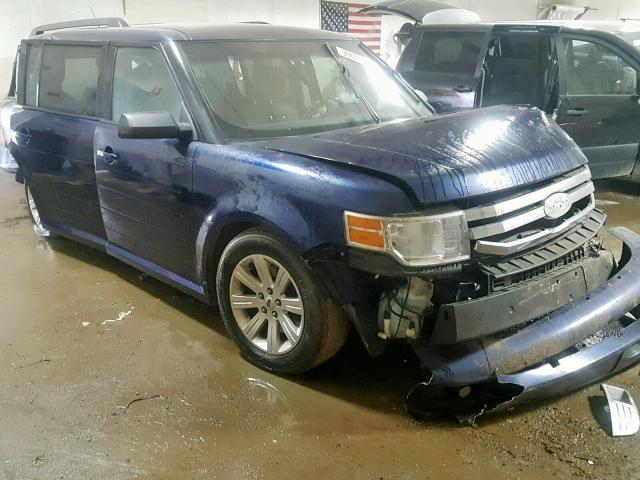 2FMGK5BC0BBD16220 - 2011 FORD FLEX SE BLUE photo 1