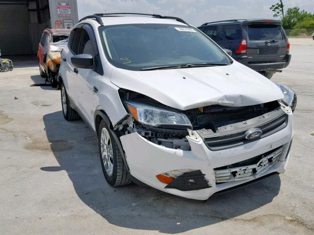 1FMCU0F79EUD77718 - 2014 FORD ESCAPE S WHITE photo 1