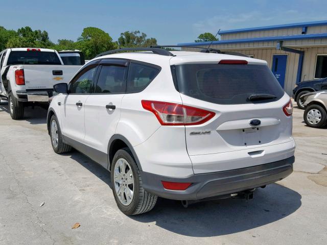 1FMCU0F79EUD77718 - 2014 FORD ESCAPE S WHITE photo 3