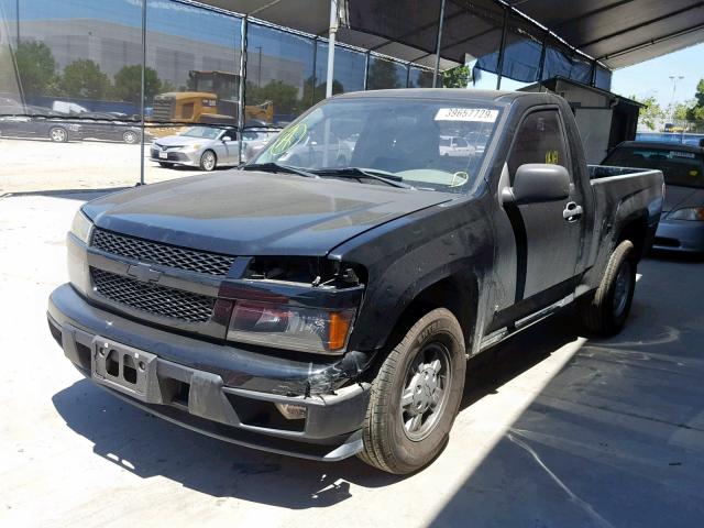 1GCCS148868237942 - 2006 CHEVROLET COLORADO BLACK photo 2