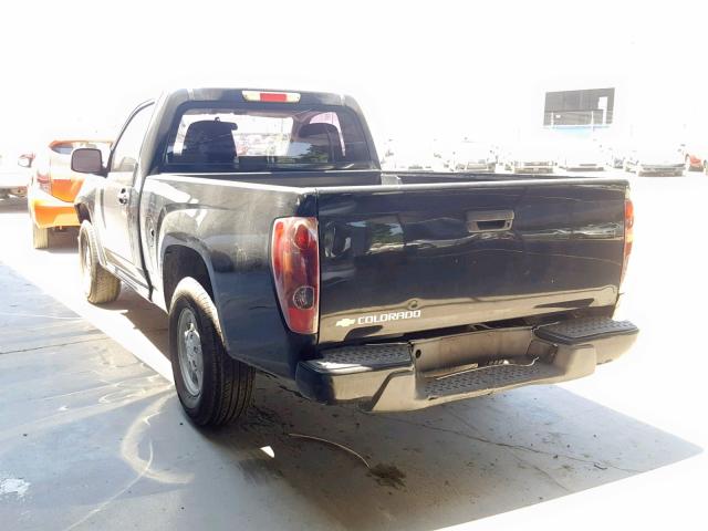 1GCCS148868237942 - 2006 CHEVROLET COLORADO BLACK photo 3