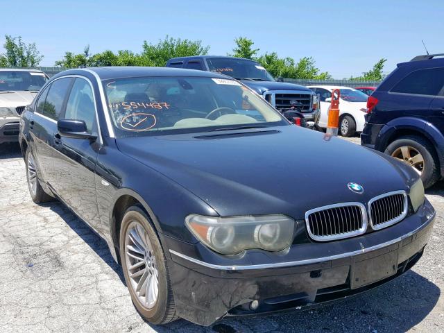 WBAGN63594DS54487 - 2004 BMW 745 LI BLACK photo 1