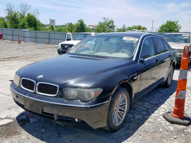 WBAGN63594DS54487 - 2004 BMW 745 LI BLACK photo 2