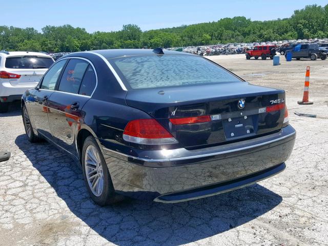 WBAGN63594DS54487 - 2004 BMW 745 LI BLACK photo 3