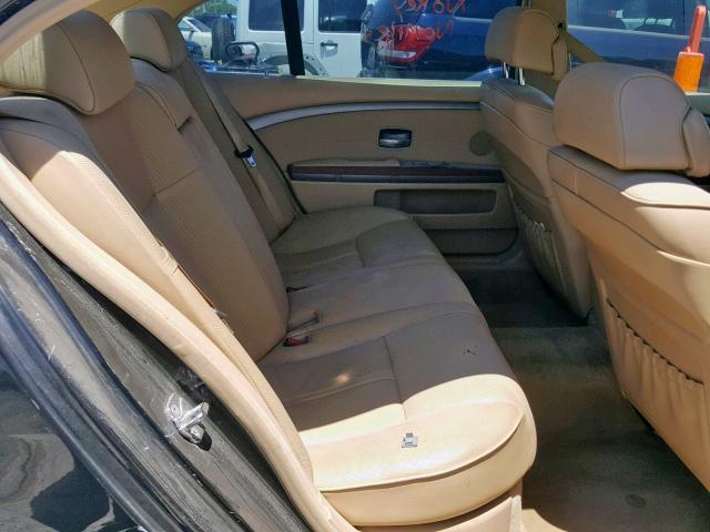 WBAGN63594DS54487 - 2004 BMW 745 LI BLACK photo 6