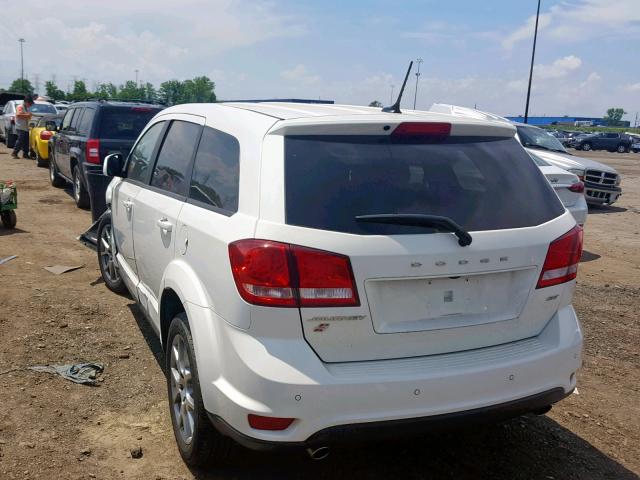 3C4PDDEG6JT296534 - 2018 DODGE JOURNEY GT WHITE photo 3