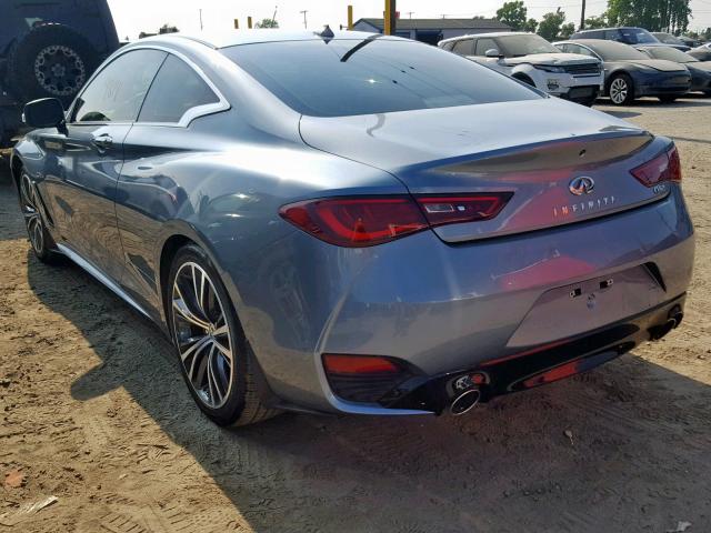 JN1CV7EK5JM200113 - 2018 INFINITI Q60 PURE BLUE photo 3