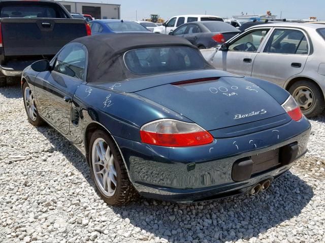 WP0CB29883U660957 - 2003 PORSCHE BOXSTER S GREEN photo 3