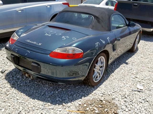 WP0CB29883U660957 - 2003 PORSCHE BOXSTER S GREEN photo 4