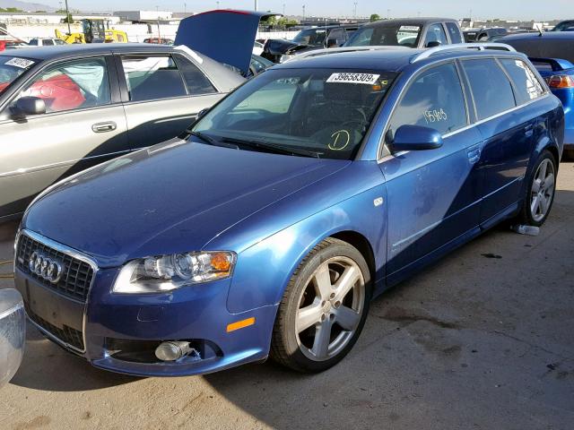 WAUSF78E07A111908 - 2007 AUDI A4 S-LINE BLUE photo 2