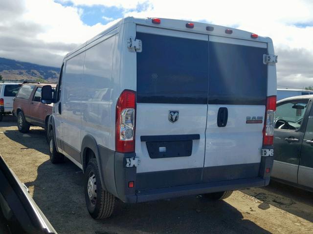 3C6TRVNG0HE524913 - 2017 RAM PROMASTER WHITE photo 3