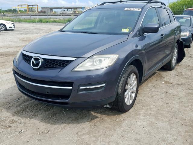 JM3TB28V380129274 - 2008 MAZDA CX-9 GRAY photo 2