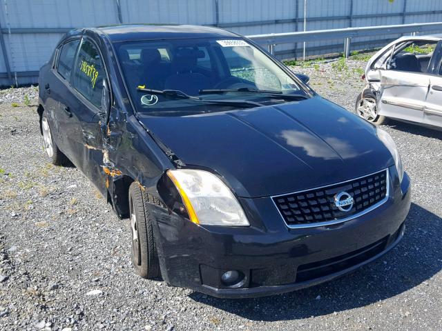 3N1AB61E38L763644 - 2008 NISSAN SENTRA 2.0 BLACK photo 1