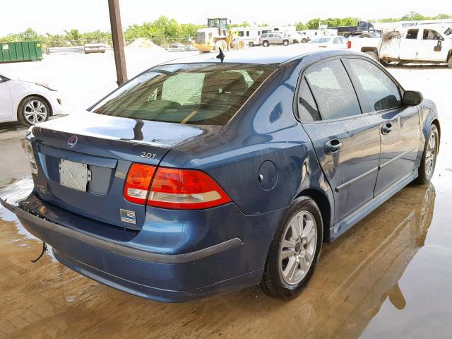 YS3FD49Y571114345 - 2007 SAAB 9-3 2.0T BLUE photo 4