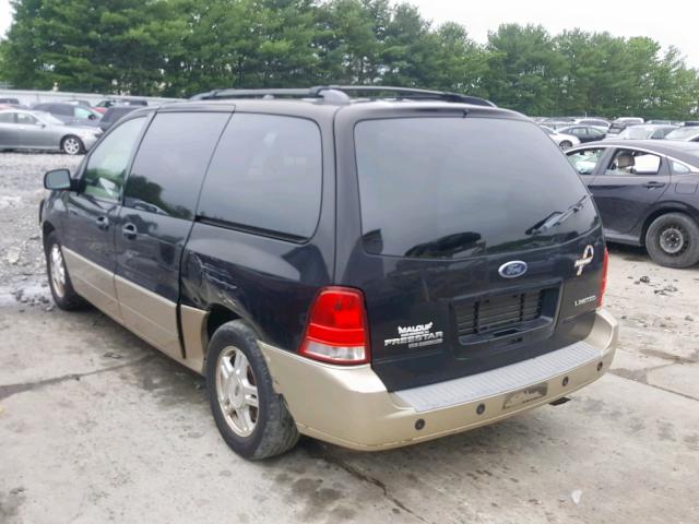 2FMDA582X4BA93949 - 2004 FORD FREESTAR L BLACK photo 3