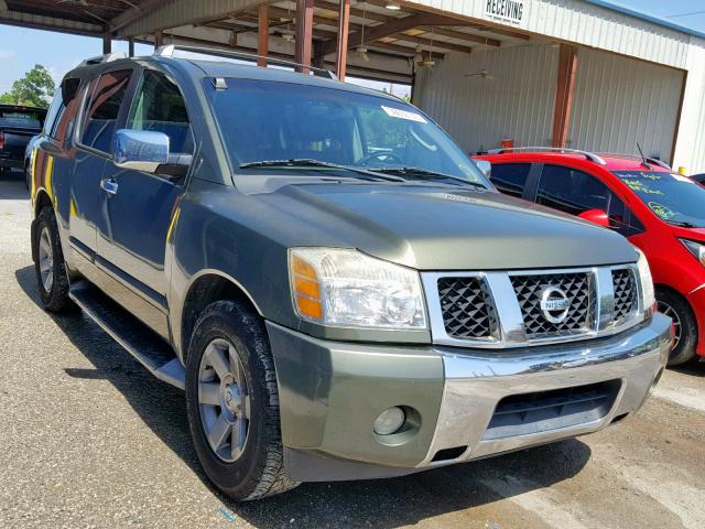 5N1AA08A65N729849 - 2005 NISSAN ARMADA SE GREEN photo 1