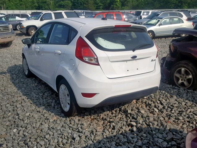 3FADP4TJ0GM185690 - 2016 FORD FIESTA S WHITE photo 3