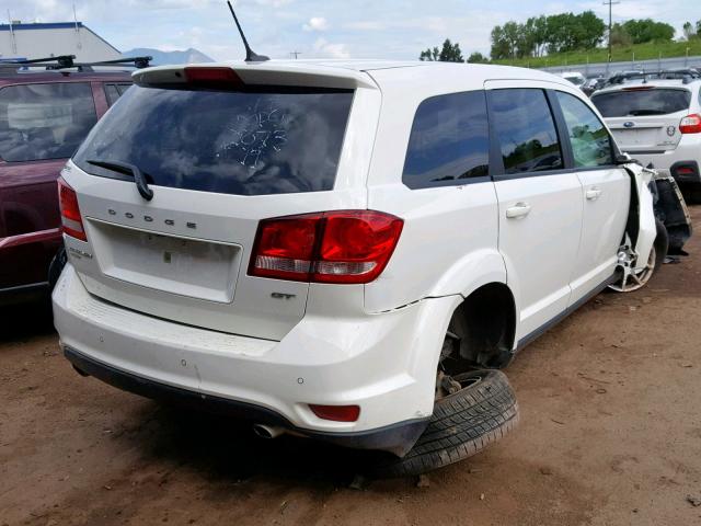 3C4PDDEG2HT505388 - 2017 DODGE JOURNEY GT WHITE photo 4