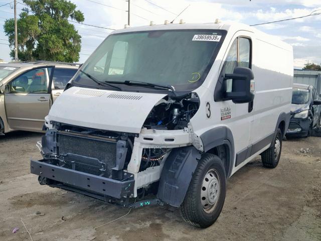 3C6TRVNGXHE524935 - 2017 RAM PROMASTER WHITE photo 2