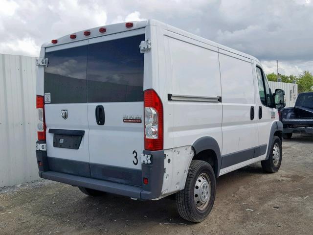 3C6TRVNGXHE524935 - 2017 RAM PROMASTER WHITE photo 4