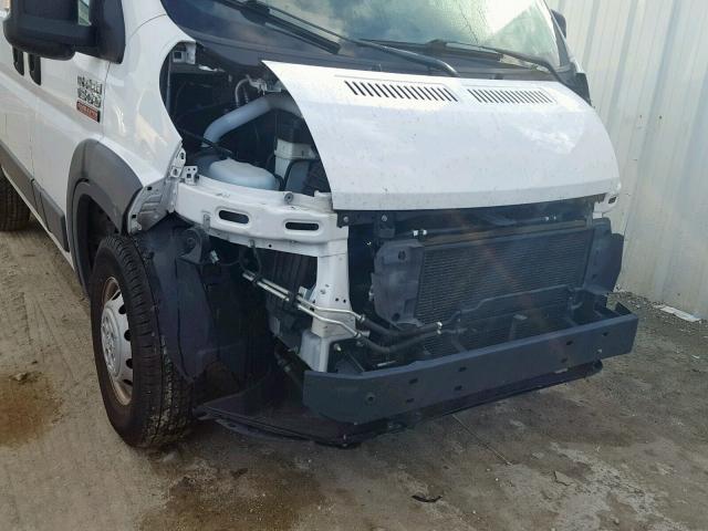 3C6TRVNGXHE524935 - 2017 RAM PROMASTER WHITE photo 9