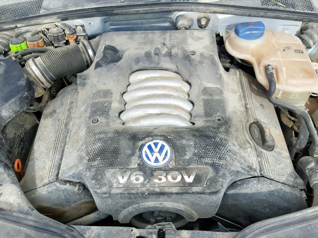 WVWTH63B93P247762 - 2003 VOLKSWAGEN PASSAT GLX BLUE photo 7