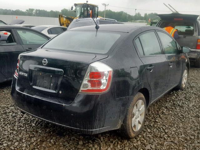 3N1AB61E48L672737 - 2008 NISSAN SENTRA 2.0 BLACK photo 4