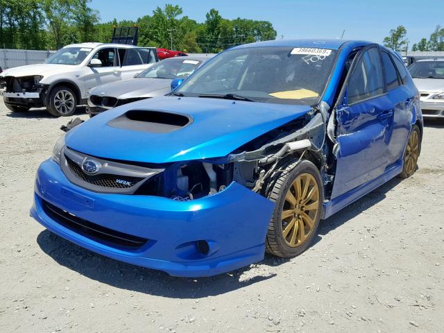 JF1GH7G67AG823744 - 2010 SUBARU IMPREZA WR BLUE photo 2