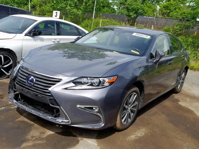 JTHBW1GG6J2194294 - 2018 LEXUS ES 300H GRAY photo 2