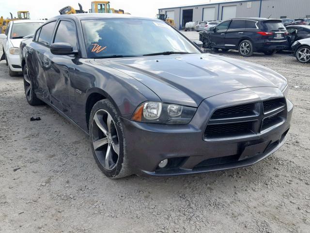 2C3CDXHGXEH312653 - 2014 DODGE CHARGER SX CHARCOAL photo 1