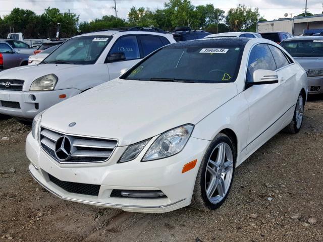 WDDKJ5KB9DF197941 - 2013 MERCEDES-BENZ E 350 WHITE photo 2