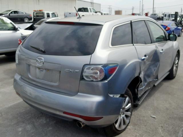 JM3ER2WM7A0303593 - 2010 MAZDA CX-7 SILVER photo 4