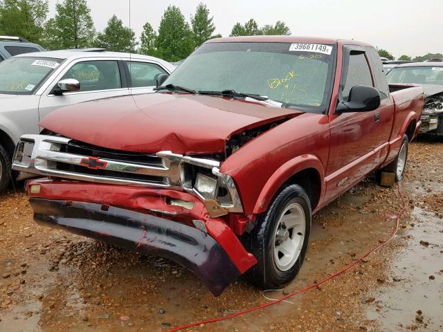 1GCCS19W9S8154229 - 1995 CHEVROLET S TRUCK S1 RED photo 2
