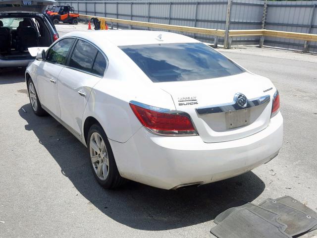 1G4GC5E34CF170445 - 2012 BUICK LACROSSE WHITE photo 3