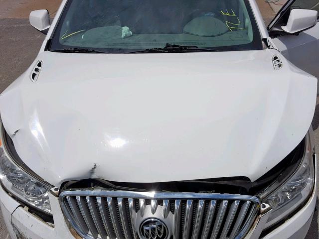 1G4GC5E34CF170445 - 2012 BUICK LACROSSE WHITE photo 7