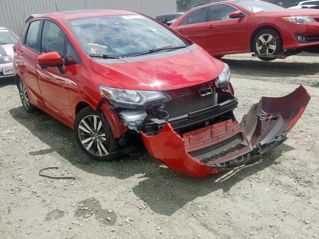 3HGGK5H8XFM706450 - 2015 HONDA FIT EX RED photo 1