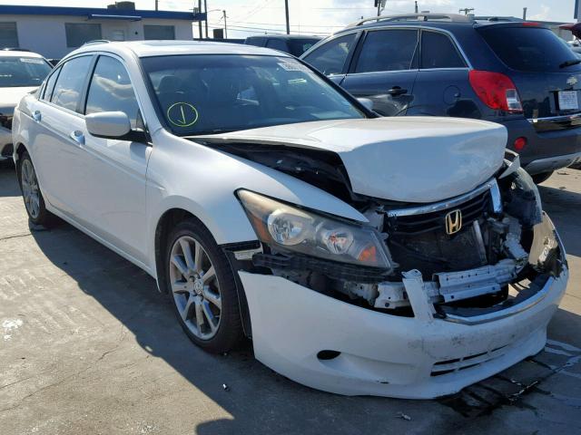 1HGCP36878A015724 - 2008 HONDA ACCORD EXL WHITE photo 1